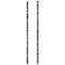 12 Pack: Black Small Glass Faceted Round Beads, 2mm by Bead Landing™